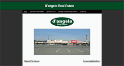 Desktop Screenshot of dangelorealestate.com